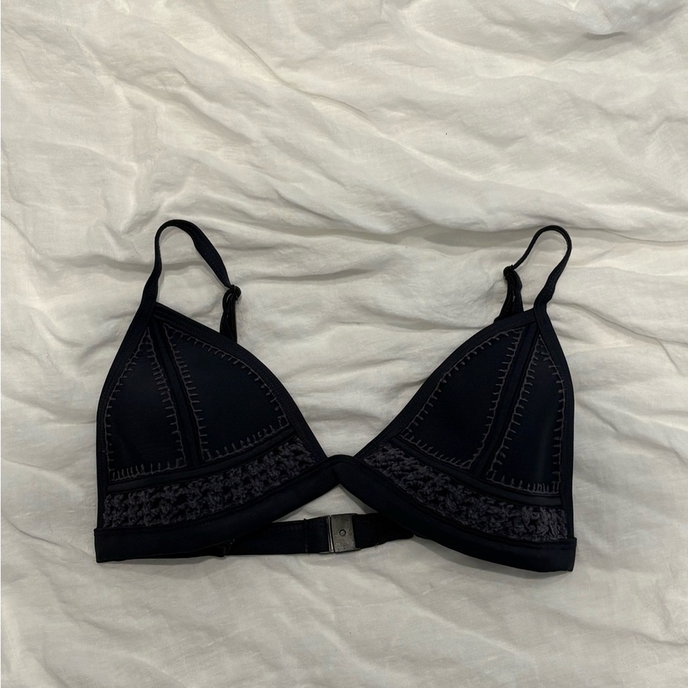 TRIANGL Navy and Purple Bikini